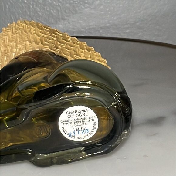 Vintage Avon Little Burro Charisma Cologne Donkey Decanter Red Floral 70’s - Picture 4 of 4